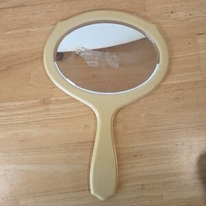 Vintage Handheld Mirror Celluloid 1900's Pyralin